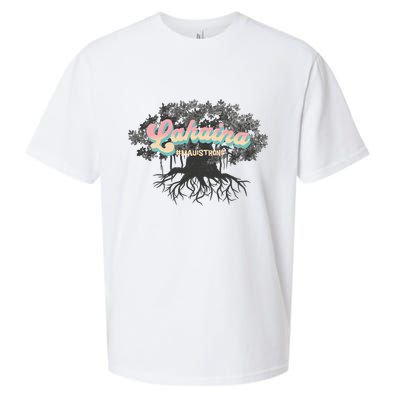 Maui Strong Lahaina Support Banyan Lahaina Hawaii Sueded Cloud Jersey T-Shirt