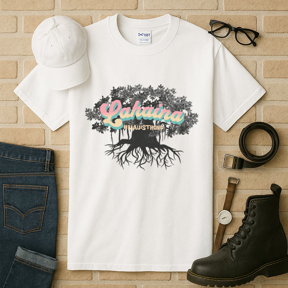 Maui Strong Lahaina Support Banyan Lahaina Hawaii Tall T-Shirt