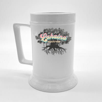 Maui Strong Lahaina Support Banyan Lahaina Hawaii Beer Stein