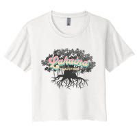 Maui Strong Lahaina Support Banyan Lahaina Hawaii Women's Crop Top Tee