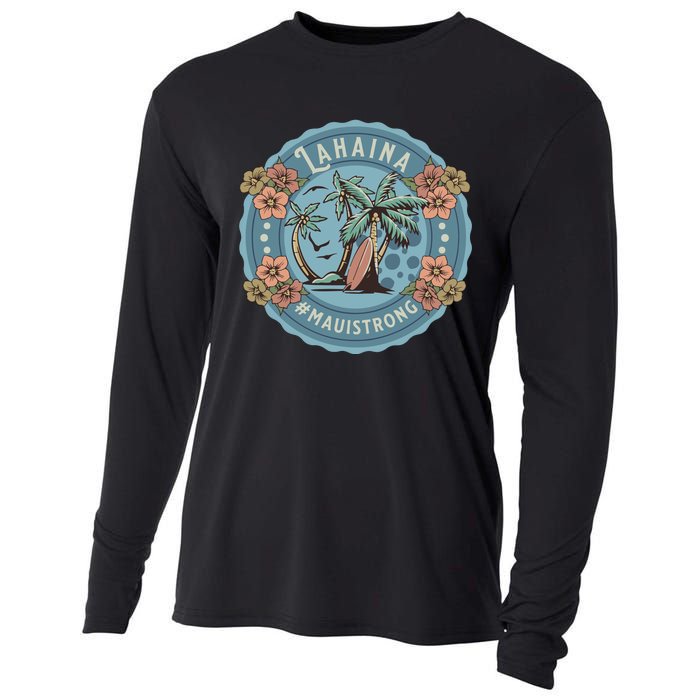 Maui Strong Lahaina Support Lahaina Hawaii Cooling Performance Long Sleeve Crew