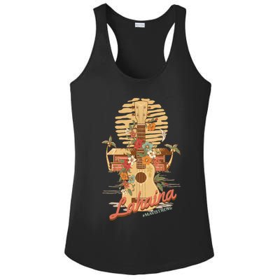 Maui Strong Lahaina Support Lahaina Hawaii Ladies PosiCharge Competitor Racerback Tank