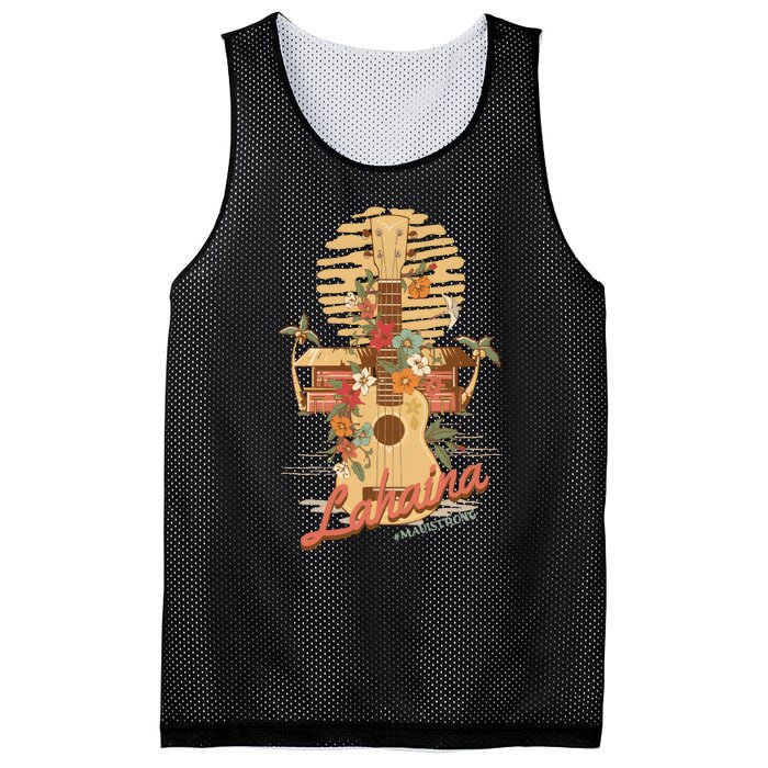 Maui Strong Lahaina Support Lahaina Hawaii Mesh Reversible Basketball Jersey Tank