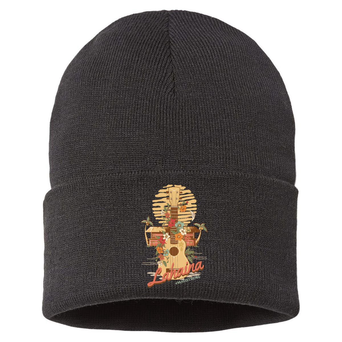Maui Strong Lahaina Support Lahaina Hawaii Sustainable Knit Beanie
