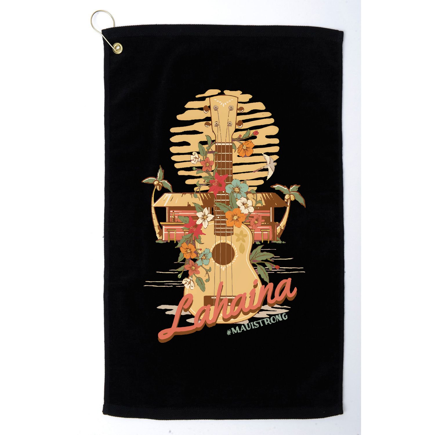 Maui Strong Lahaina Support Lahaina Hawaii Golf Towel