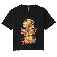 Maui Strong Lahaina Support Lahaina Hawaii Women's Crop Top Tee
