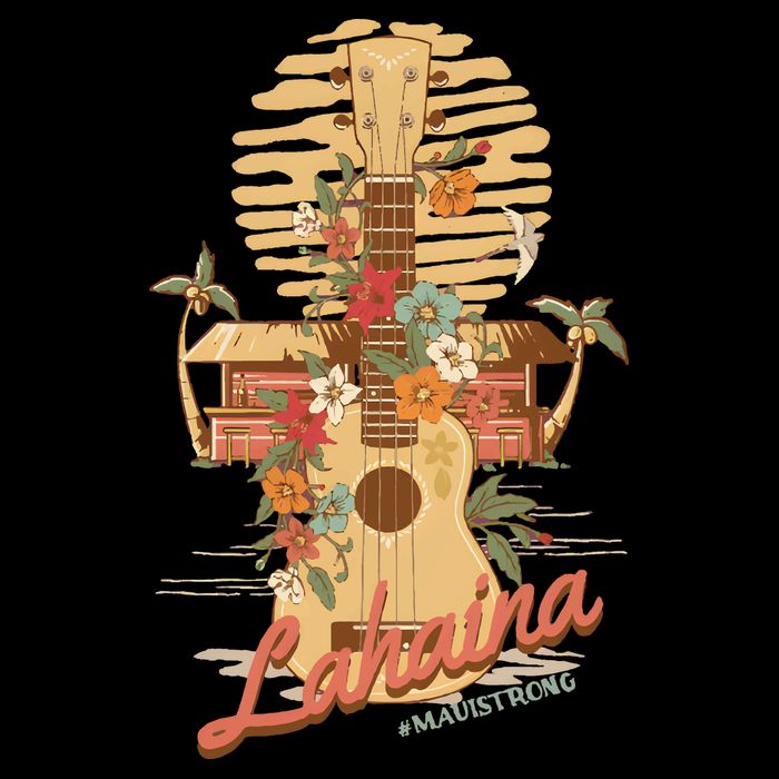 Maui Strong Lahaina Support Lahaina Hawaii Women's Crop Top Tee