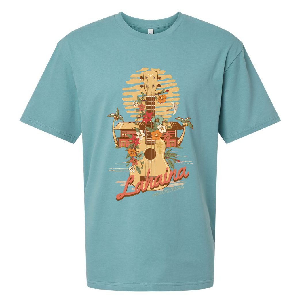 Maui Strong Lahaina Support Lahaina Hawaii Sueded Cloud Jersey T-Shirt