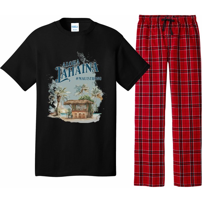 Maui Strong Lahaina Support Lahaina Hawaii Pajama Set