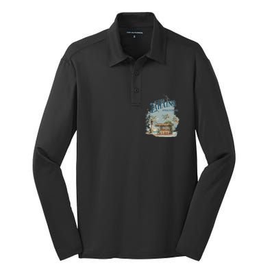 Maui Strong Lahaina Support Lahaina Hawaii Silk Touch Performance Long Sleeve Polo