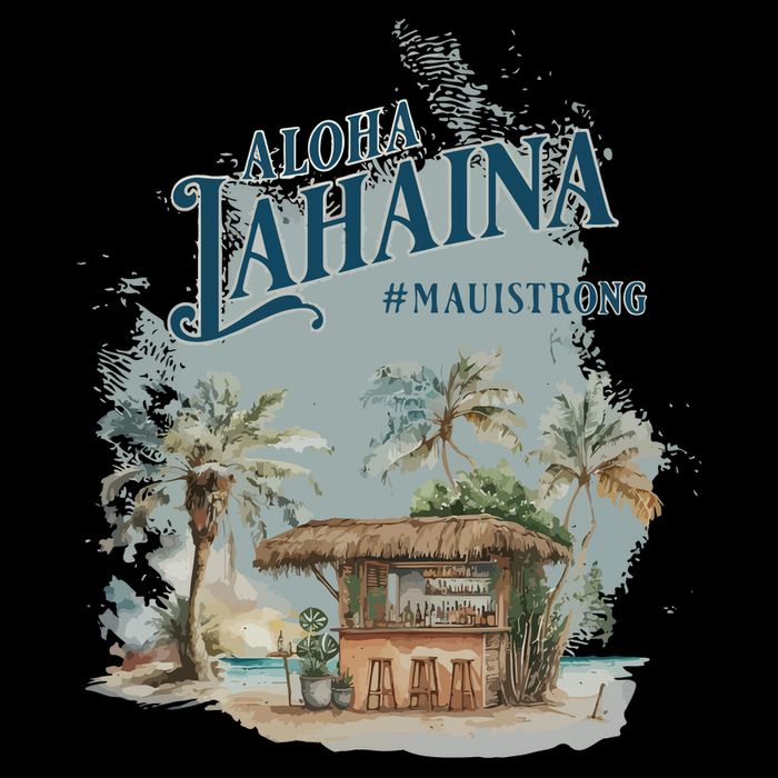 Maui Strong Lahaina Support Lahaina Hawaii 16 in Basic Backpack