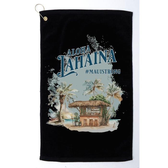 Maui Strong Lahaina Support Lahaina Hawaii Golf Towel