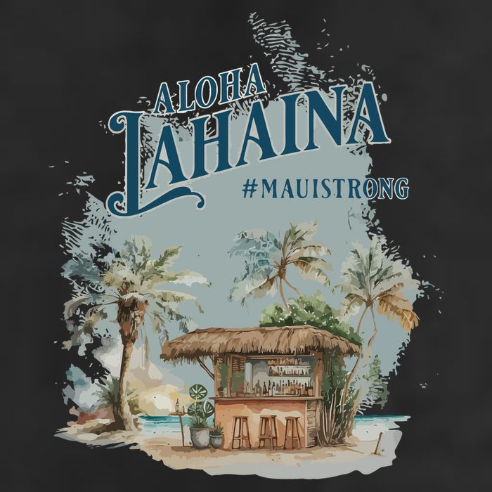 Maui Strong Lahaina Support Lahaina Hawaii Golf Towel