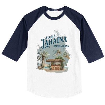 Maui Strong Lahaina Support Lahaina Hawaii Baseball Sleeve Shirt