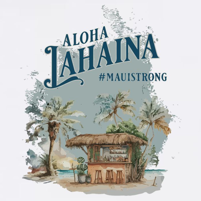Maui Strong Lahaina Support Lahaina Hawaii Garment-Dyed Sweatshirt