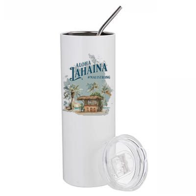 Maui Strong Lahaina Support Lahaina Hawaii Stainless Steel Tumbler