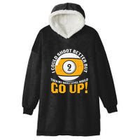 My Skill Level Would Go Up Billiards Dad Gift For Father’s Day Hooded Wearable Blanket