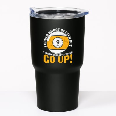 My Skill Level Would Go Up Billiards Dad Gift For Father’s Day Tumbler
