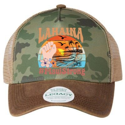 Maui Strong Lahaina Banyan Tree Maui Hawaii Shoreline Legacy Tie Dye Trucker Hat