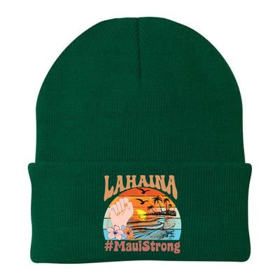 Maui Strong Lahaina Banyan Tree Maui Hawaii Shoreline Knit Cap Winter Beanie