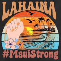 Maui Strong Lahaina Banyan Tree Maui Hawaii Shoreline Cool Comfort Performance Bucket Hat