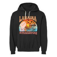 Maui Strong Lahaina Banyan Tree Maui Hawaii Shoreline Garment-Dyed Fleece Hoodie