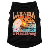 Maui Strong Lahaina Banyan Tree Maui Hawaii Shoreline Doggie Tank