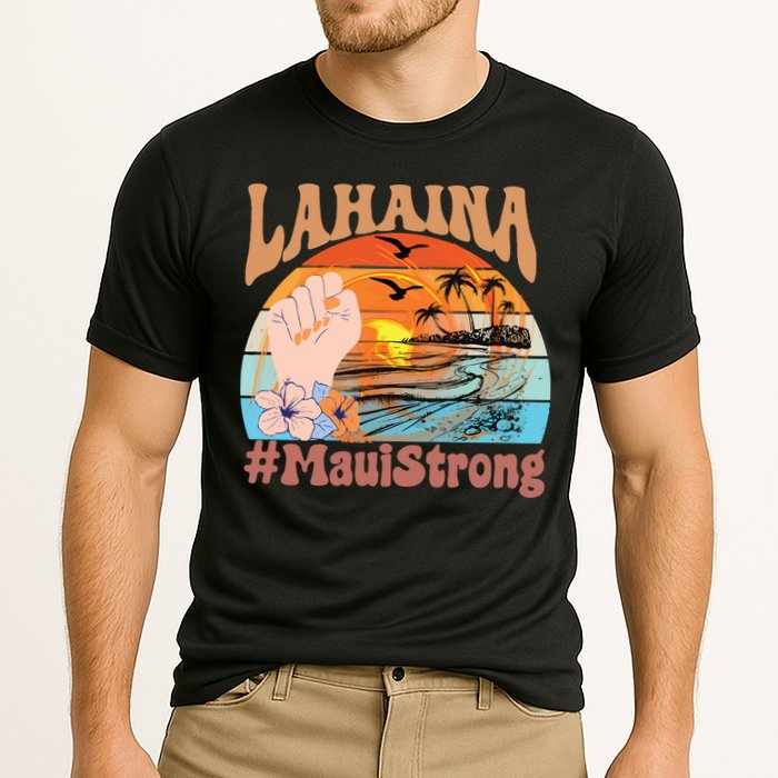 Maui Strong Lahaina Banyan Tree Maui Hawaii Shoreline Performance Shirt