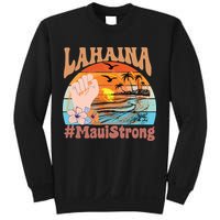 Maui Strong Lahaina Banyan Tree Maui Hawaii Shoreline Sweatshirt