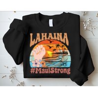 Maui Strong Lahaina Banyan Tree Maui Hawaii Shoreline Sweatshirt