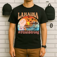 Maui Strong Lahaina Banyan Tree Maui Hawaii Shoreline T-Shirt