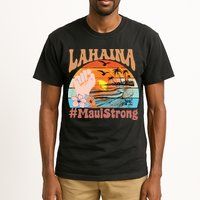 Maui Strong Lahaina Banyan Tree Maui Hawaii Shoreline Tall T-Shirt
