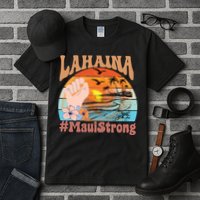 Maui Strong Lahaina Banyan Tree Maui Hawaii Shoreline Tall T-Shirt
