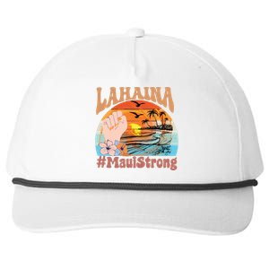 Maui Strong Lahaina Banyan Tree Maui Hawaii Shoreline Snapback Five-Panel Rope Hat