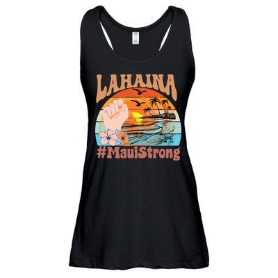 Maui Strong Lahaina Banyan Tree Maui Hawaii Shoreline Ladies Essential Flowy Tank