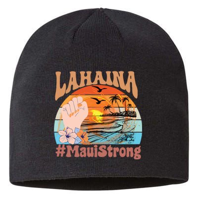 Maui Strong Lahaina Banyan Tree Maui Hawaii Shoreline Sustainable Beanie