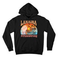 Maui Strong Lahaina Banyan Tree Maui Hawaii Shoreline Tall Hoodie