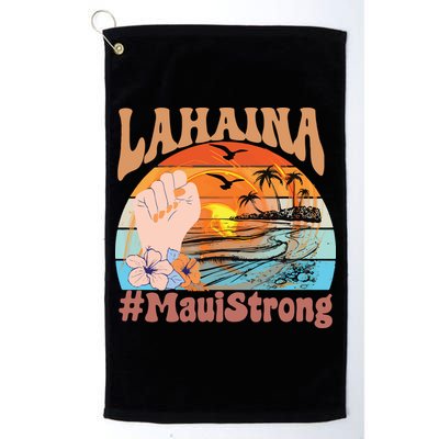 Maui Strong Lahaina Banyan Tree Maui Hawaii Shoreline Golf Towel