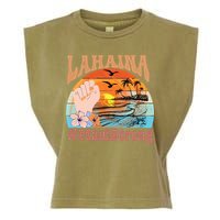 Maui Strong Lahaina Banyan Tree Maui Hawaii Shoreline Garment-Dyed Women's Muscle Tee
