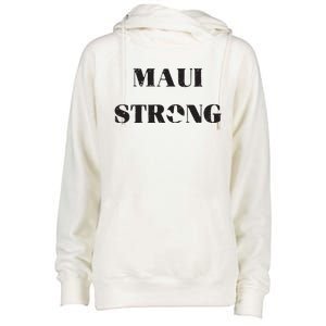 Maui Strong Lahaina Fires Maui Wildfire Relief Womens Funnel Neck Pullover Hood