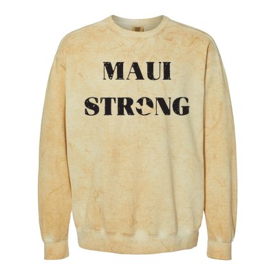 Maui Strong Lahaina Fires Maui Wildfire Relief Colorblast Crewneck Sweatshirt