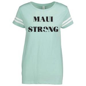 Maui Strong Lahaina Fires Maui Wildfire Relief Enza Ladies Jersey Football T-Shirt