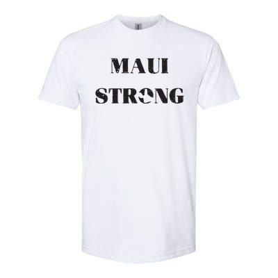 Maui Strong Lahaina Fires Maui Wildfire Relief Softstyle® CVC T-Shirt