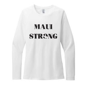 Maui Strong Lahaina Fires Maui Wildfire Relief Womens CVC Long Sleeve Shirt