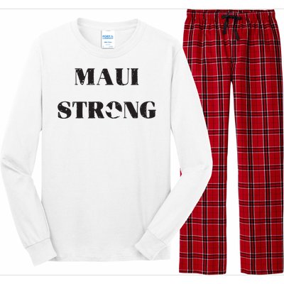 Maui Strong Lahaina Fires Maui Wildfire Relief Long Sleeve Pajama Set