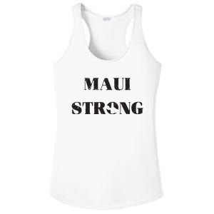 Maui Strong Lahaina Fires Maui Wildfire Relief Ladies PosiCharge Competitor Racerback Tank