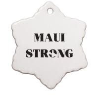 Maui Strong Lahaina Fires Maui Wildfire Relief Ceramic Star Ornament