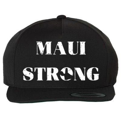 Maui Strong Lahaina Fires Maui Wildfire Relief Wool Snapback Cap