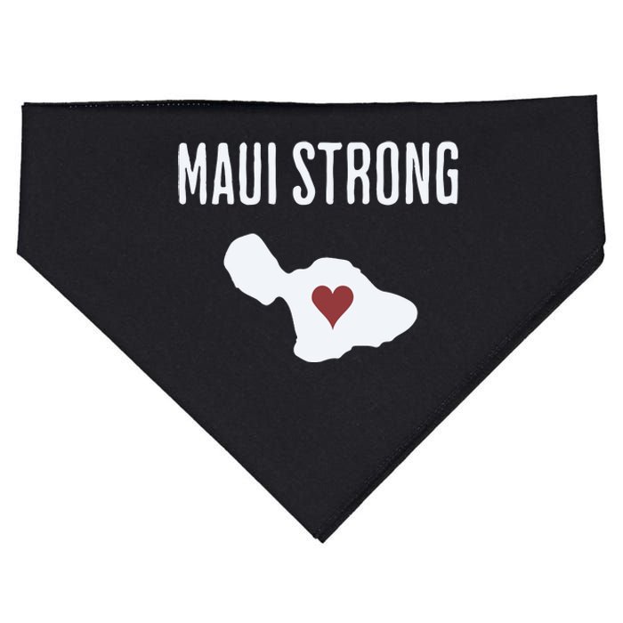 Maui Strong Lahaina Fires Maui Wildfire Relief USA-Made Doggie Bandana