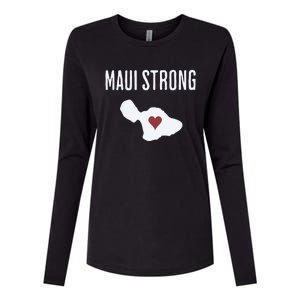 Maui Strong Lahaina Fires Maui Wildfire Relief Womens Cotton Relaxed Long Sleeve T-Shirt